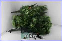 SEE NOTES SHareconn JT-DC300V0200-C 6 Foot Prelit Artificial Hinged Pine Tree