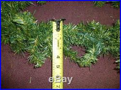 SET OF 4- Christmas Holiday 20 ft. Noble Fir Artificial Garland with 100 Clr Lts