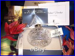 SIGNED by MICHAEL VEREKER Waterford 2003 Times Square COURAGEBall Ornamen