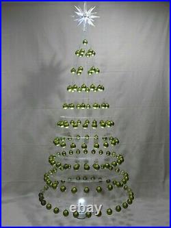 STUNNING MINIMALIST HANGING CHRISTMAS TREE by AA DESIGNS LLC. Over 7 1/2' Tall