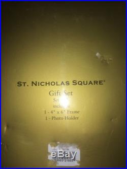 ST. NICHOLAS SQUARE GIFT SET FRAME AND PHOTO HOLDER