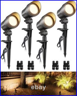SUNVIE 6W Low Voltage Landscape Lighting LED Landscaping Lights Warm Black