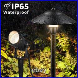 SUNVIE LED Landscape Lighting Kit Low Voltage Lights with Black