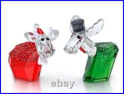 SWAROVSKI 5597046 Crystal Mo & Ricci 2021 Holiday Annual Edition Figurines NIB