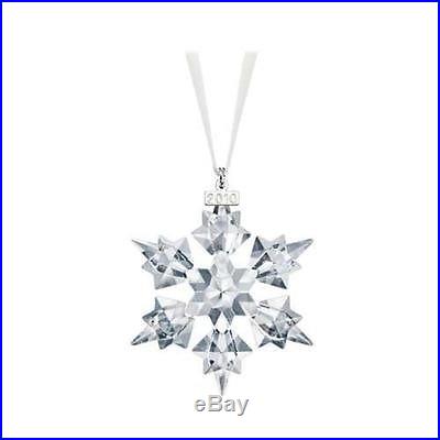 SWAROVSKI NEW Annual 2010 Facet Crystal Snowflake Christmas Ornament BHFO