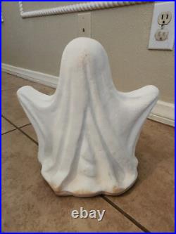 S/3 Pottery Barn Handcrafted Ceramic MINI SHORT TALL Ghost Luminary Halloween