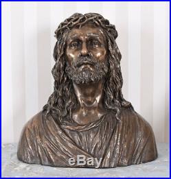 Sakrale Skulptur Jesus von Nazaret Büste Christus Messias Kirchenfigur Veronese