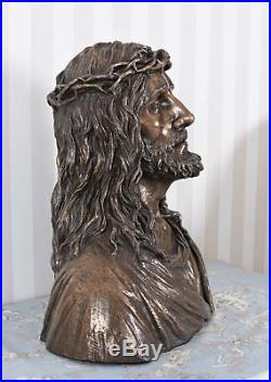 Sakrale Skulptur Jesus von Nazaret Büste Christus Messias Kirchenfigur Veronese