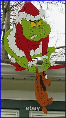 Sale. Gutter-mount Grinch And Max C’mere You. Best Offer