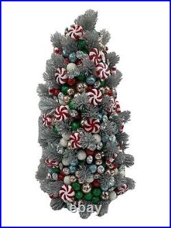 Salzburg Creations Peppermint Dreams 12 Artificial Tree In Gray