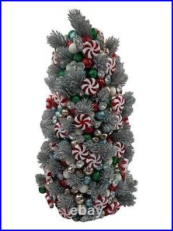 Salzburg Creations Peppermint Dreams 12 Artificial Tree In Gray