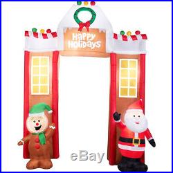 Santa Claus Inflatable Christmas Decorations Yard Lights Holidays Gemmy Outdoor