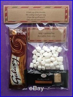 Santa Hot Chocolate Biscuits & Marshmallows Stocking Filler Christmas Eve Box