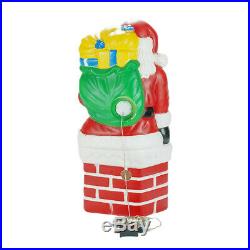Santa or Snowman LED Blow Mould Christmas Figure Character Decoration