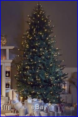 Santa's Best 7FT 64 Function Pre Lit Green Balsam Fir Christmas Tree QVC £270