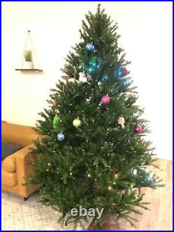 Santa’s Best LED Smart-Tech Tree 7.5 Ft Pre Lit California Spruce