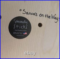 Santa's On The Way! Lazy Susan By Sincerely, Sticks 18