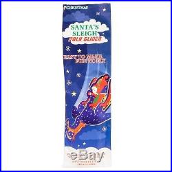 Santa's Sleigh Flying Glider Aeroplane Toy Childrens Christmas Stocking Filler