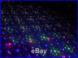 See Video RGB TWINKLE LASER LIGHT MOTION PROJECTOR Outdoor Christmas Decoration