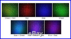 See Video RGB TWINKLE LASER LIGHT MOTION PROJECTOR Outdoor Christmas Decoration