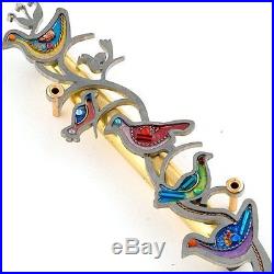 Seeka Colorful Doves of Peace Mezuzah Curated and sold by The Artazia M0805