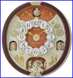 Seiko 24 Melodies in Motion 2017 Musical Christmas Wall Clock Collector Edition