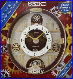 Seiko 30 Melodies in Motion 2018 Musical Christmas Wall Clock Collector Edition