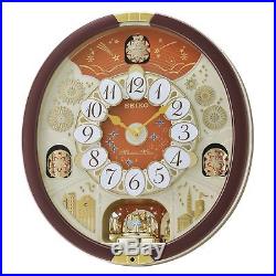 Seiko Melodies In Motion Collectors 24 Classic & Christmas Melodies Wall Clock