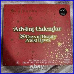Sephora Favorites Advent Calendar 25 Days Of Beauty 2025 Holiday LIMITED Edition