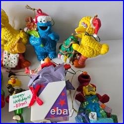 Sesame Street Ornaments LOT OF 31 Vintage Kurt Adler Muppets Workshop Elmo