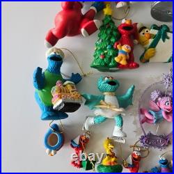 Sesame Street Ornaments LOT OF 31 Vintage Kurt Adler Muppets Workshop Elmo
