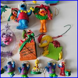 Sesame Street Ornaments LOT OF 31 Vintage Kurt Adler Muppets Workshop Elmo