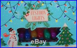 Set 120 coloured vintage retro style FESTOON decorative party fancy LED lights