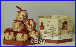 Set of 14 Matching Christmas Baubles Traditional Design, In Presentation Box #NG