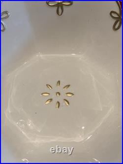 Set of 2 Fitz and Floyd Yuletide Holiday Serving Platter 17X12 & Serving Bowl