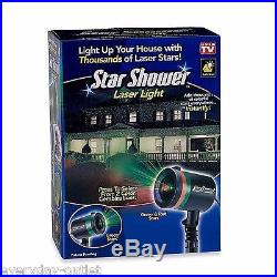 Set of 2 Star Shower Laser Light Projectors Outdoor Christmas Show Night Holiday