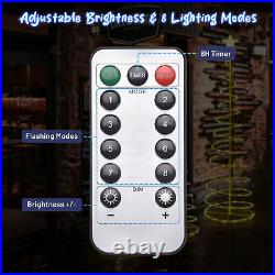 Set of 3 LED Christmas Spiral Light Kit 6Ft 4Ft 3Ft