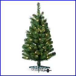 Set of 4, Pre-Lit 3' Tall Artificial Pathway Christmas Trees with 70 LED Lights
