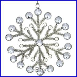 Set of 6 Snowflake Ornament Hanging Decor Party Wedding 6 Inch