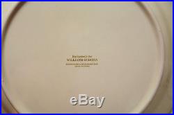 Set of 7 Williams Sonoma Tartan Plaid Dinner Plates
