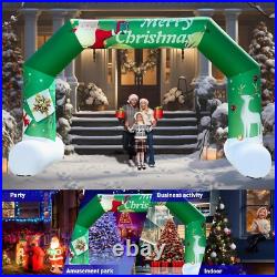 Sewinfla 20Ft Christmas Inflatable Arch Outdoor Green, Giant Inflatable Archway