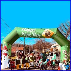 Sewinfla 20Ft Christmas Inflatable Arch Outdoor Green, Giant Inflatable Archway