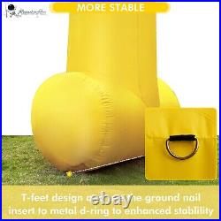Sewinfla 20ft Inflatable ArchYellow with Start Finish Line Banners and Blower