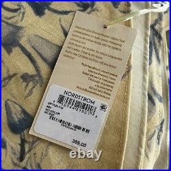 Shannon Retseck Studio Linen Tree Skirt Mushroom Toile Denim Blue & Cream NWT