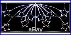 Shooting Stars Rope Light With 480 White & Warm Leds Xmas In/outdoor Decoration