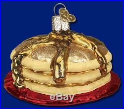 Short Stack Pancakes Old World Christmas Ornament Decoration 32168 FREE BOX