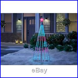 Show Home 63 in. Show Tree with Multi-Color LED Light