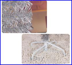 Silver Christmas Tree 2 3 4 5 6 7 8 FT Decoration Undercoated Festival Holiday