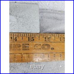 Silver Glitter Noel Christmas Tabletop Decor Wood Sign Stand Up Holiday Accent