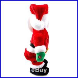 Singing Dancing Santa Christmas Toy Electric Twist Wiggle SantaClaus Xmas Decor